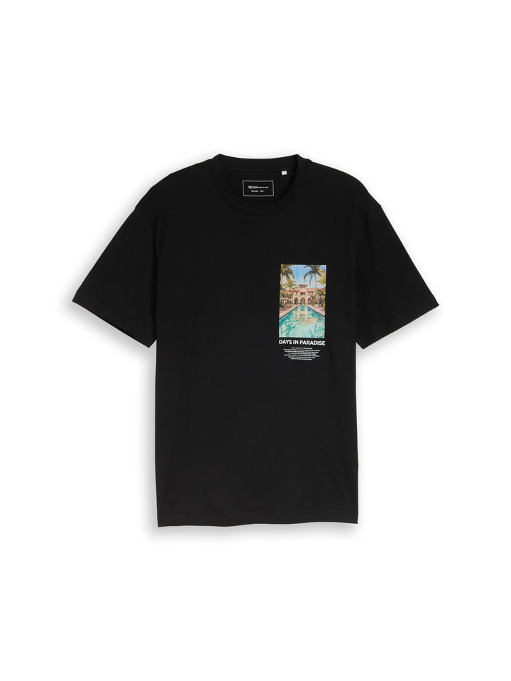 relaxed photo print t-shirt, Black 29999 Bild 7