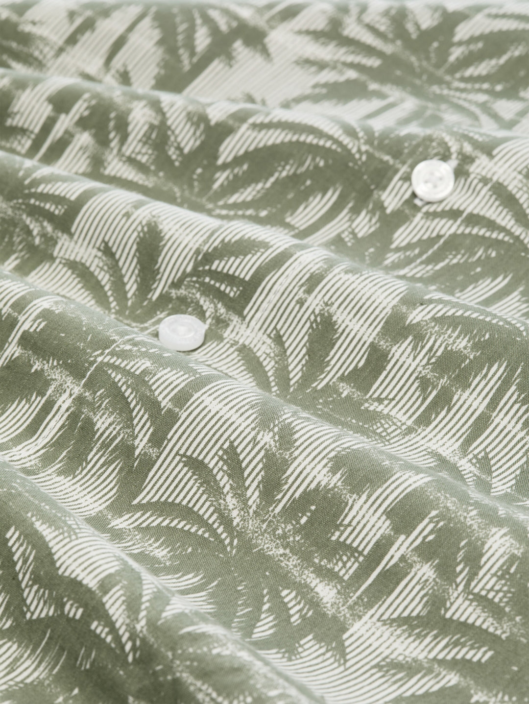 relaxed printed shirt, sea spray stripy palm print 39499 Bild 2