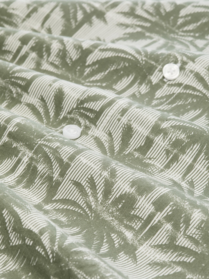 relaxed printed shirt, sea spray stripy palm print 39499 Bild 2