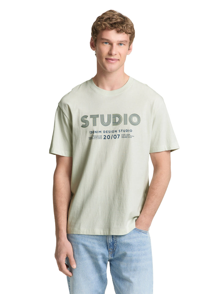 relaxed printed t-shirt, frozen light mint 39444 Bild 5