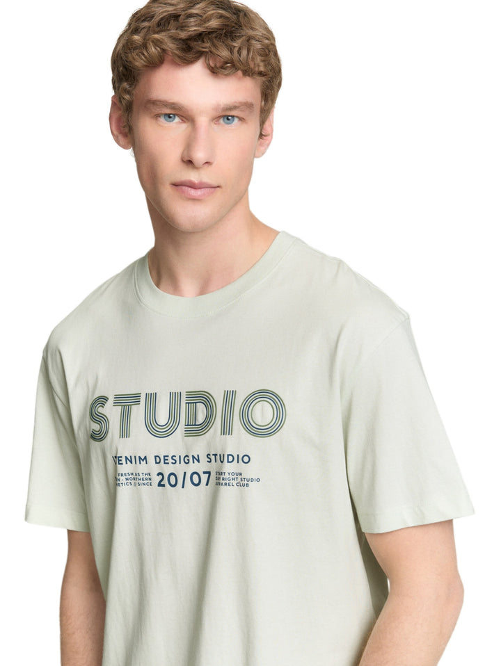 relaxed printed t-shirt, frozen light mint 39444 Bild 6