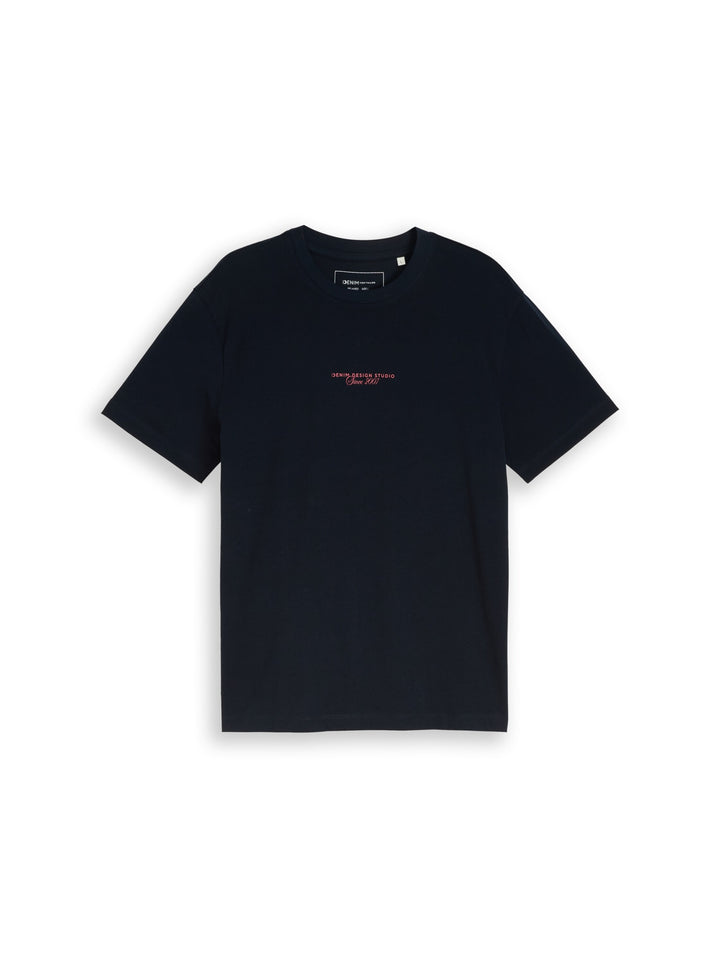 relaxed printed t-shirt, sky captain blue 10668 Bild 1