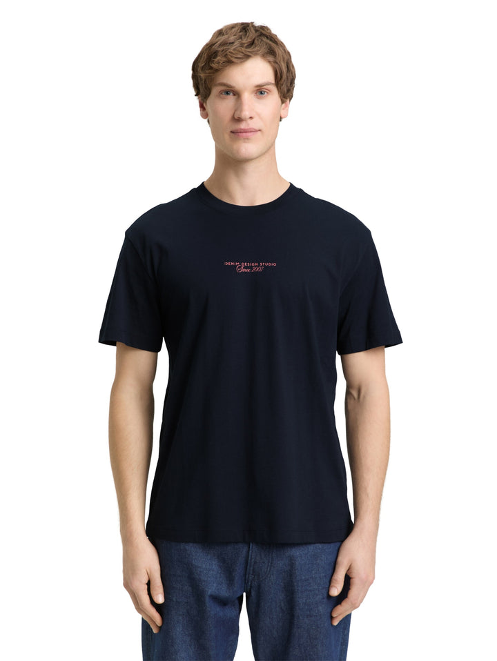 relaxed printed t-shirt, sky captain blue 10668 Bild 5