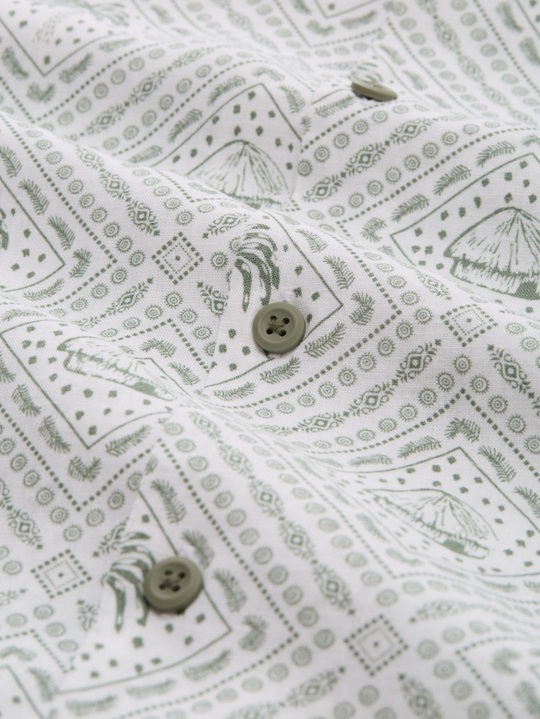relaxed printed viscose linen, green white tropical print 40044 Bild 2