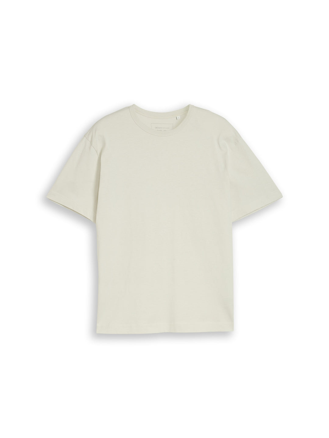 relaxed solid t-shirt, greyish white 32257 Bild 1