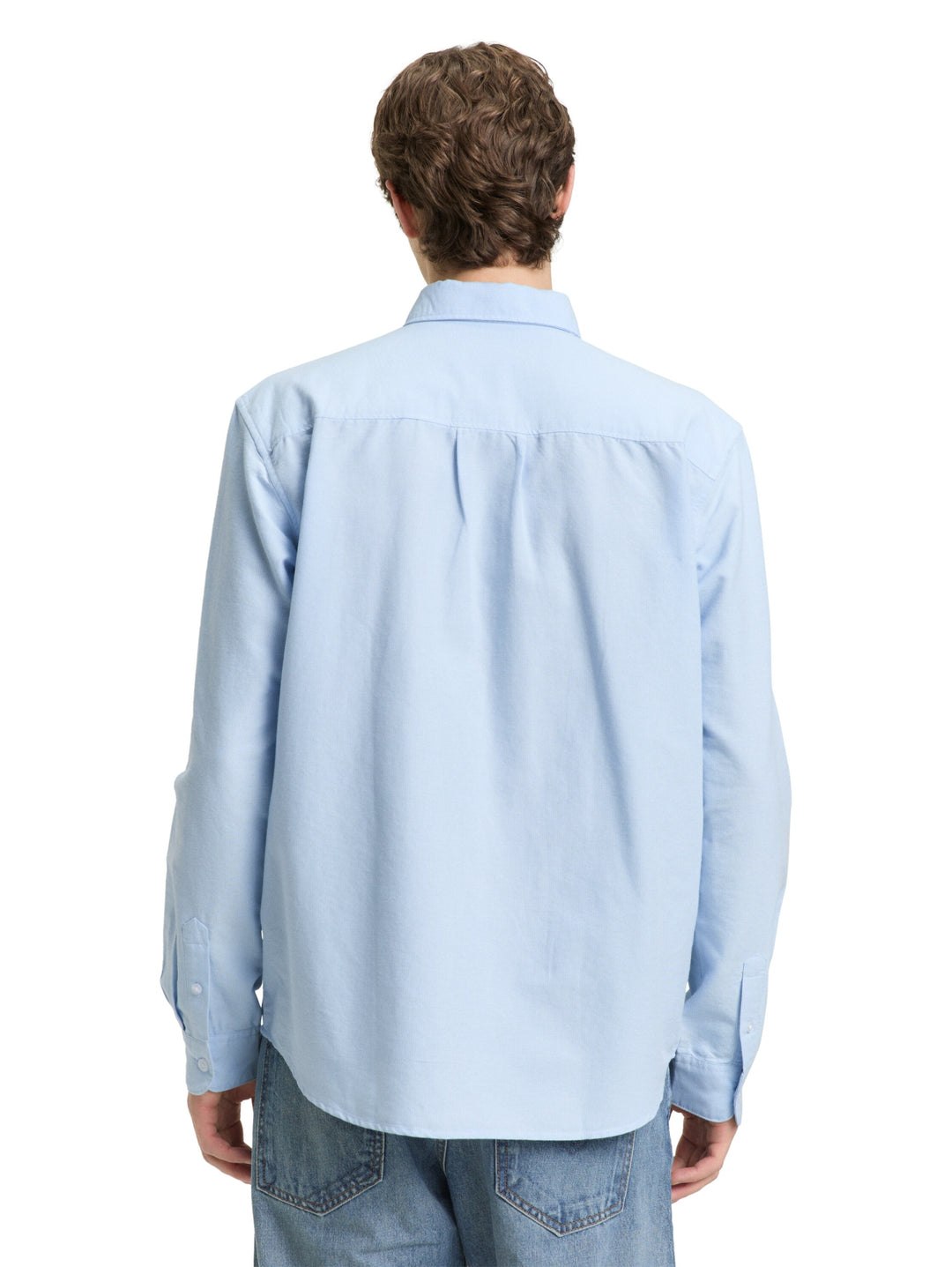 relaxed striped shirt, light blue small stripe 39057 Bild 4