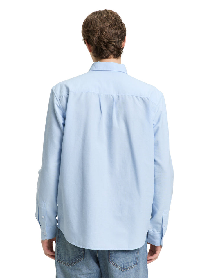 relaxed striped shirt, light blue small stripe 39057 Bild 4