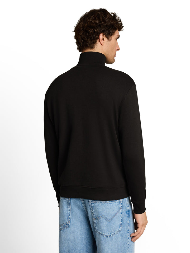 relaxed structure sweat troyer, Black 29999 Bild 4