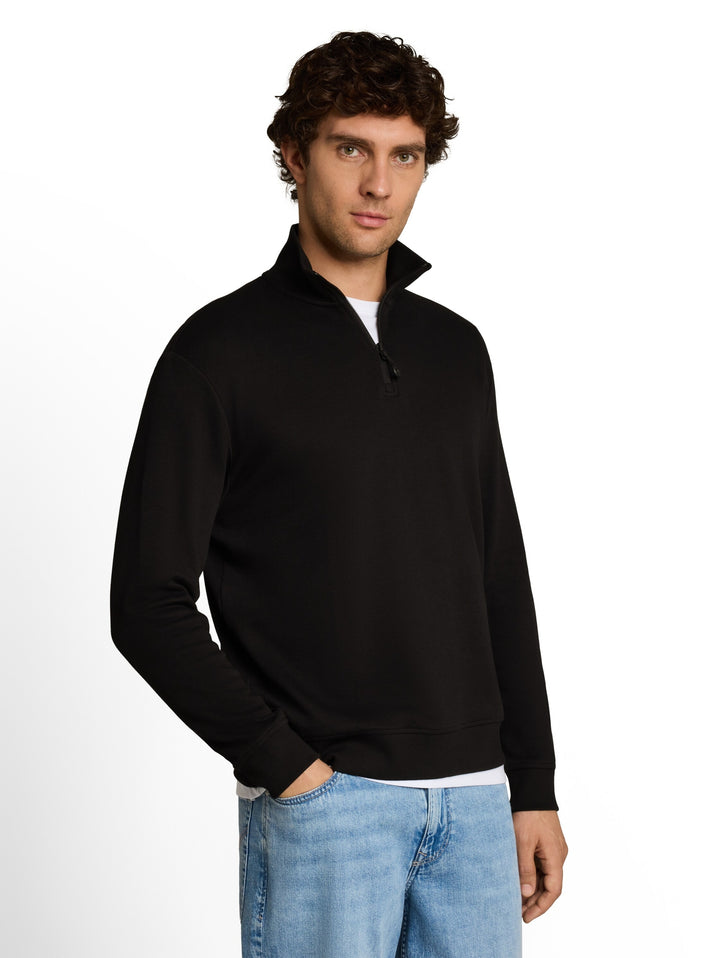 relaxed structure sweat troyer, Black 29999 Bild 5