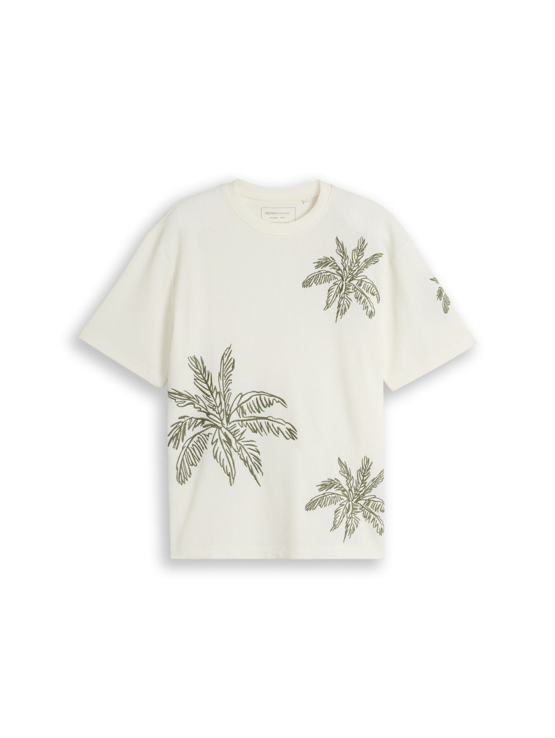 relaxed structured embroidery, Wool White 12906 Bild 1