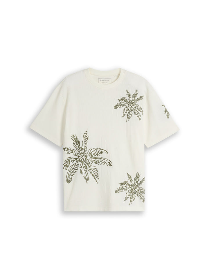 relaxed structured embroidery, Wool White 12906 Bild 1