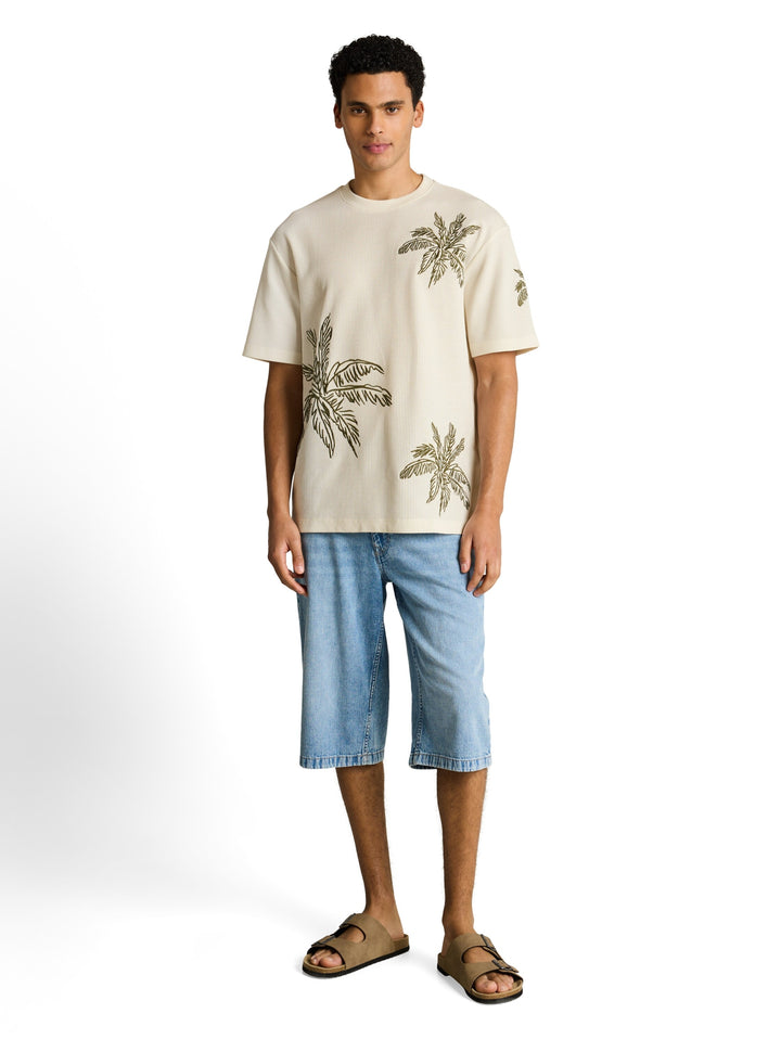 relaxed structured embroidery, Wool White 12906 Bild 3