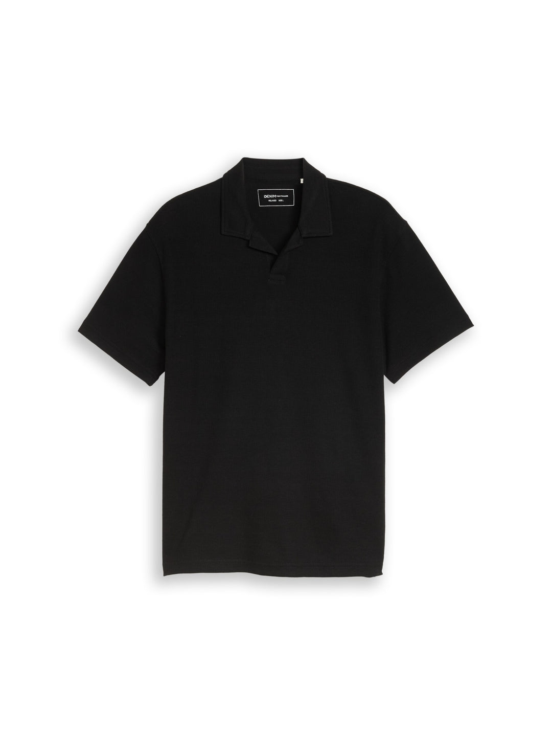 relaxed structured polo, Black 29999 Bild 1
