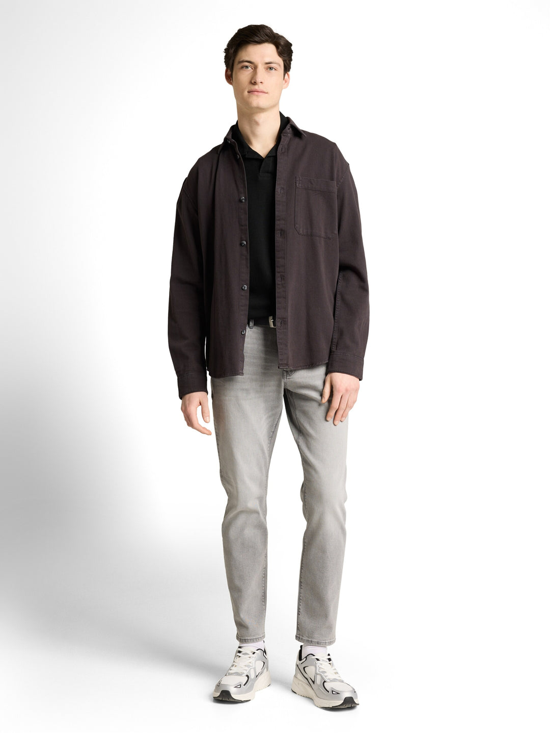 relaxed structured polo, Black 29999 Bild 3
