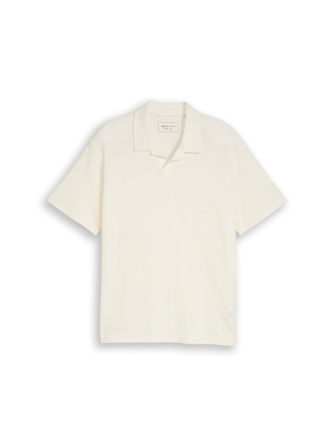 relaxed structured polo, Wool White 12906 Bild 1