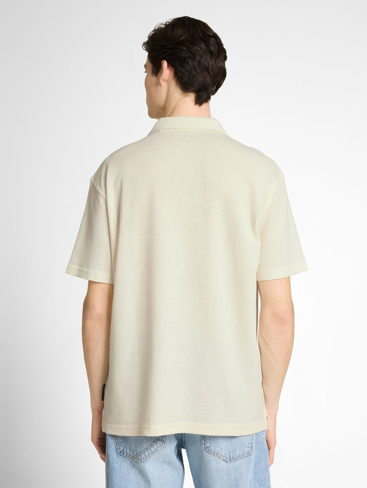 relaxed structured polo, Wool White 12906 Bild 4