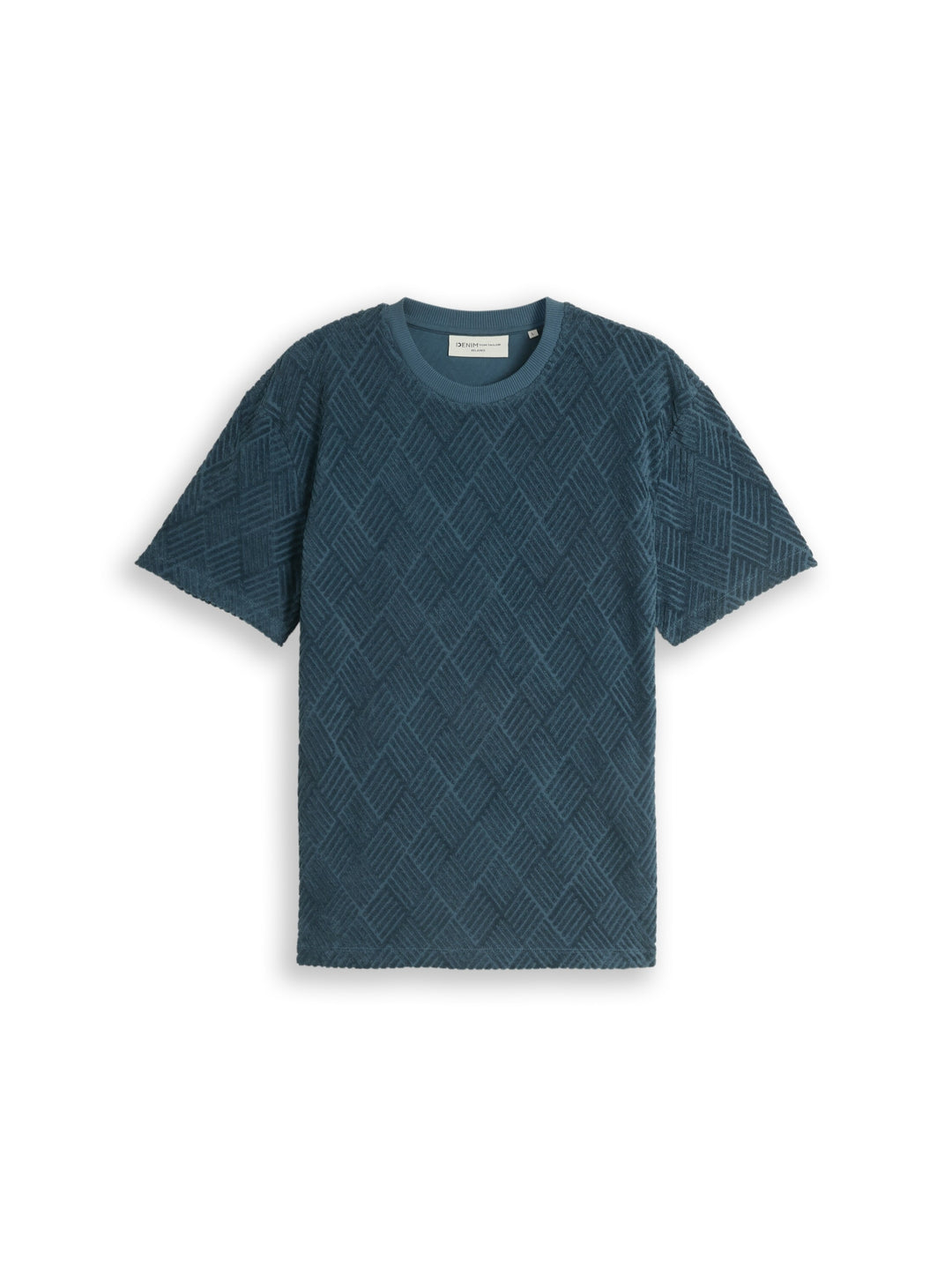 relaxed structured t-shirt, tide petrol 32227 Bild 1
