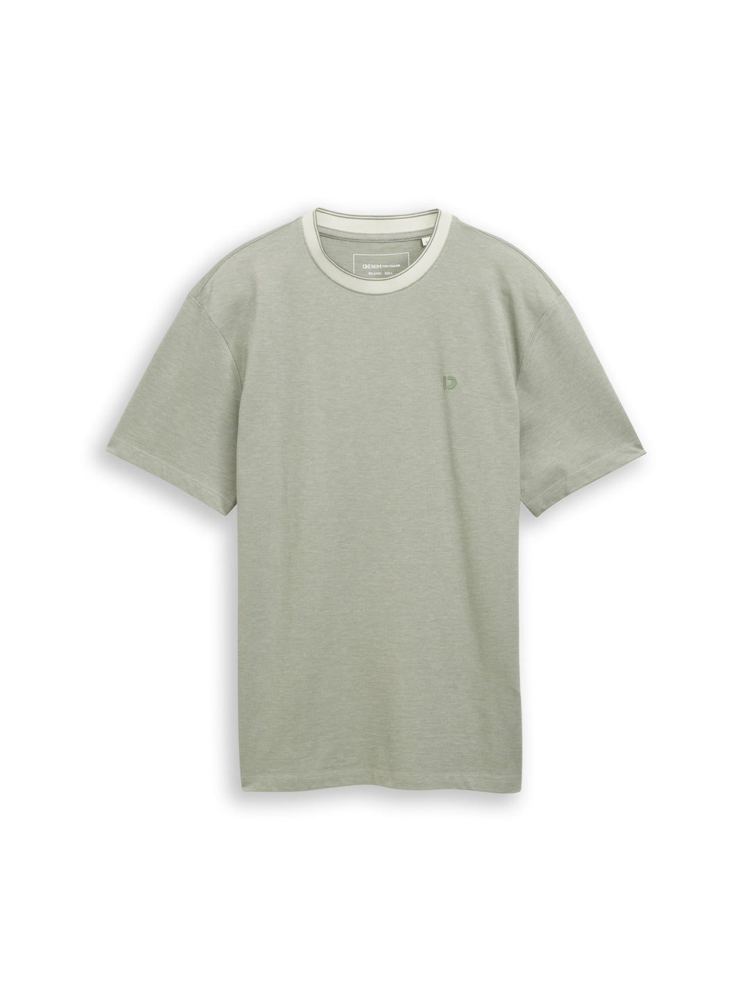 relaxed structured tshirt, mint sea spray two tone pique 39867 Bild 1
