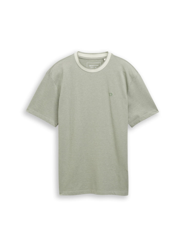 relaxed structured tshirt, mint sea spray two tone pique 39867 Bild 1