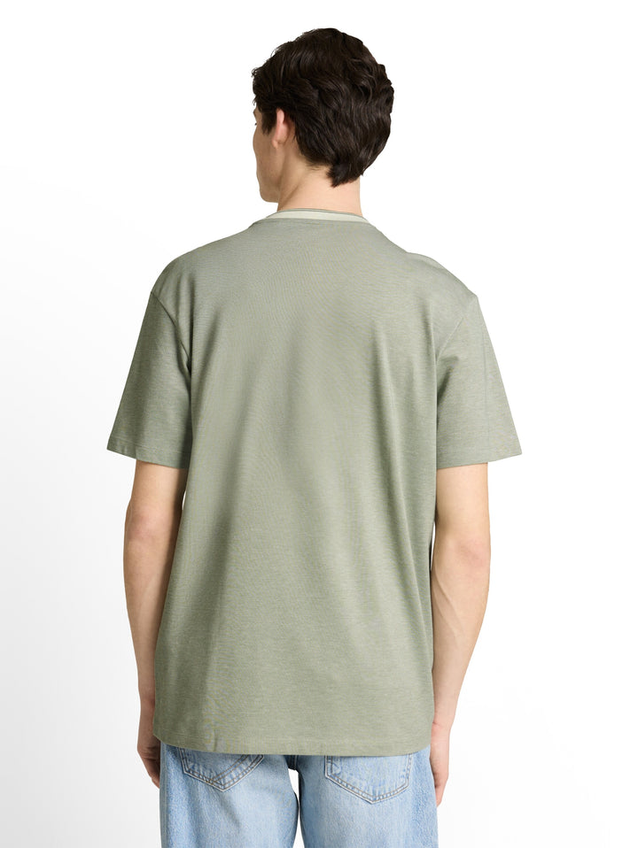 relaxed structured tshirt, mint sea spray two tone pique 39867 Bild 4