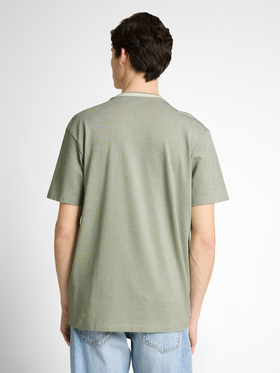 relaxed structured tshirt, mint sea spray two tone pique 39867 Bild 4