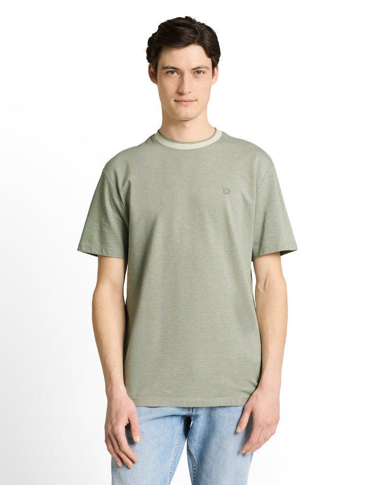 relaxed structured tshirt, mint sea spray two tone pique 39867 Bild 5