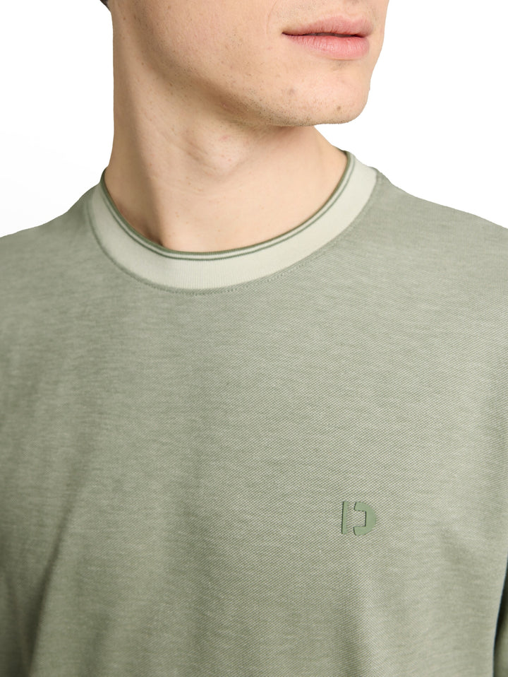 relaxed structured tshirt, mint sea spray two tone pique 39867 Bild 6