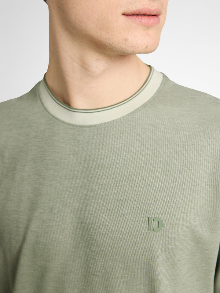 relaxed structured tshirt, mint sea spray two tone pique 39867 Bild 6