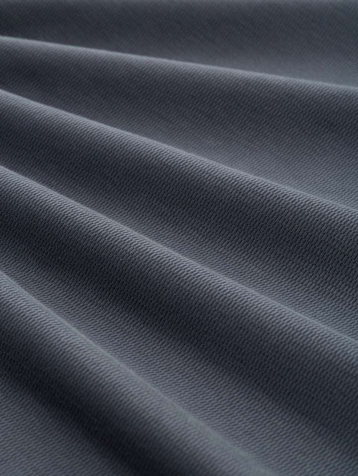 relaxed structured zip polo, urban medium grey 21756 Bild 2