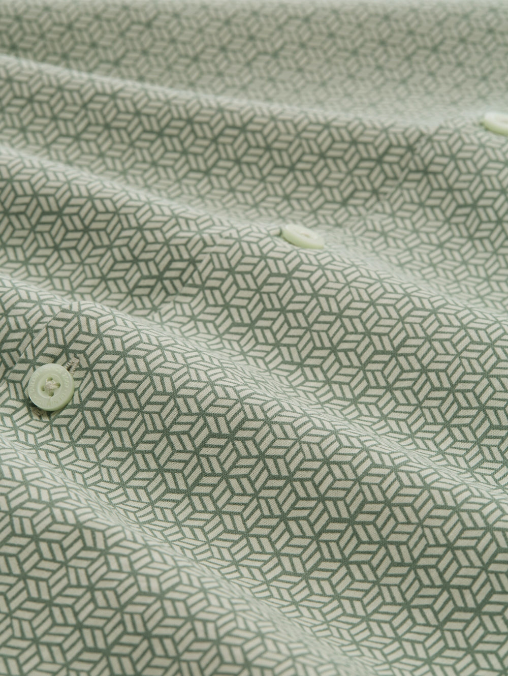 relaxed viscose resort shirt, green mint geometrical print 39497 Bild 2