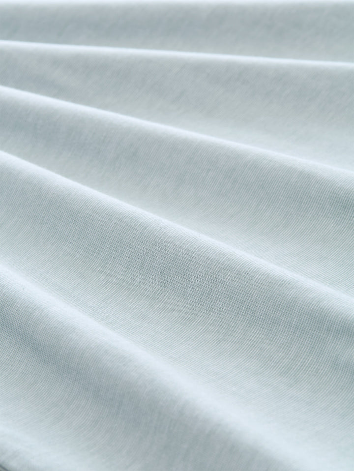 rounded hem finestripe t-shirt, green white fine stripe 40343 Bild 2