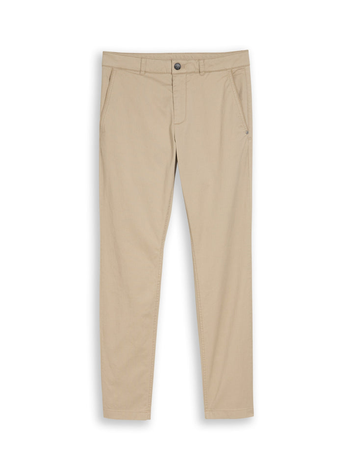 slim printed chino, beige mini geometric print 39609 Bild 1