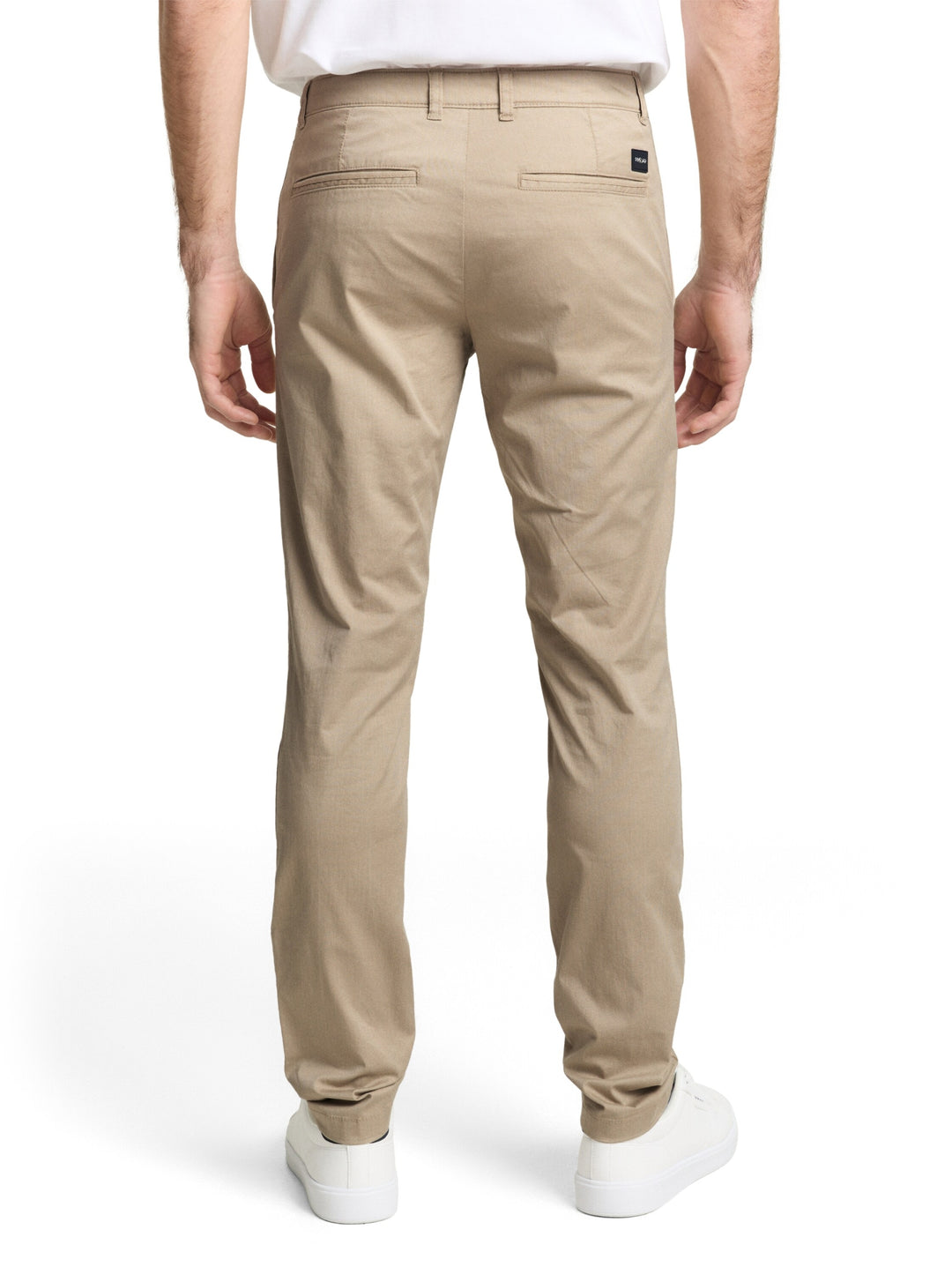 slim printed chino, beige mini geometric print 39609 Bild 4