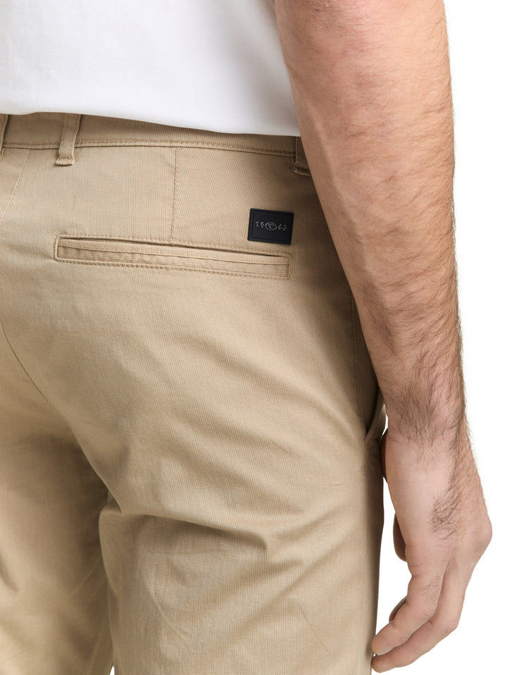 slim printed chino, beige mini geometric print 39609 Bild 6