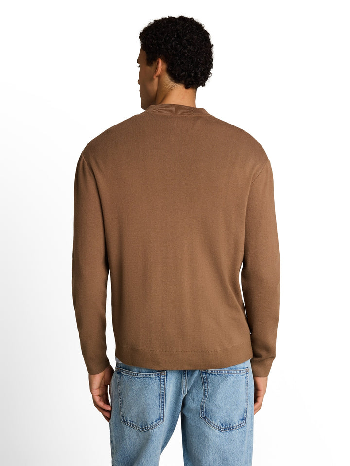soft knitted bomber jacket, malt brown 28862 Bild 10