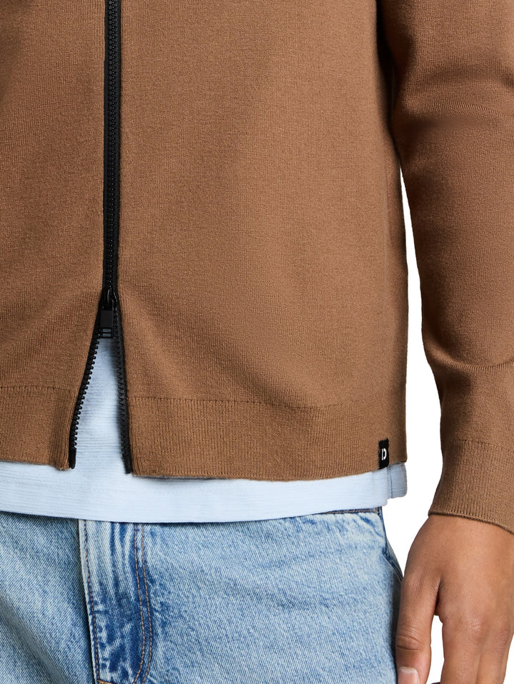 soft knitted bomber jacket, malt brown 28862 Bild 12