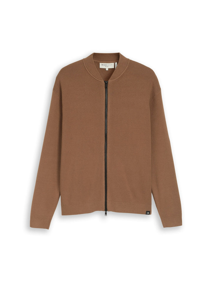 soft knitted bomber jacket, malt brown 28862 Bild 7