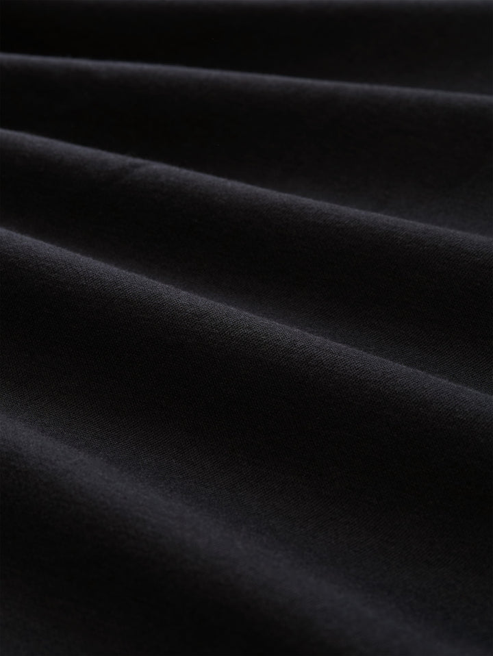 solid crew neck sweatshirt, Black 29999 Bild 2