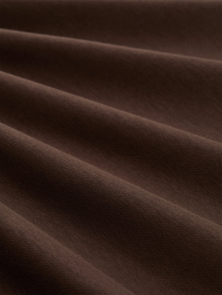 solid crew neck sweatshirt, cool dark brown 40514 Bild 2