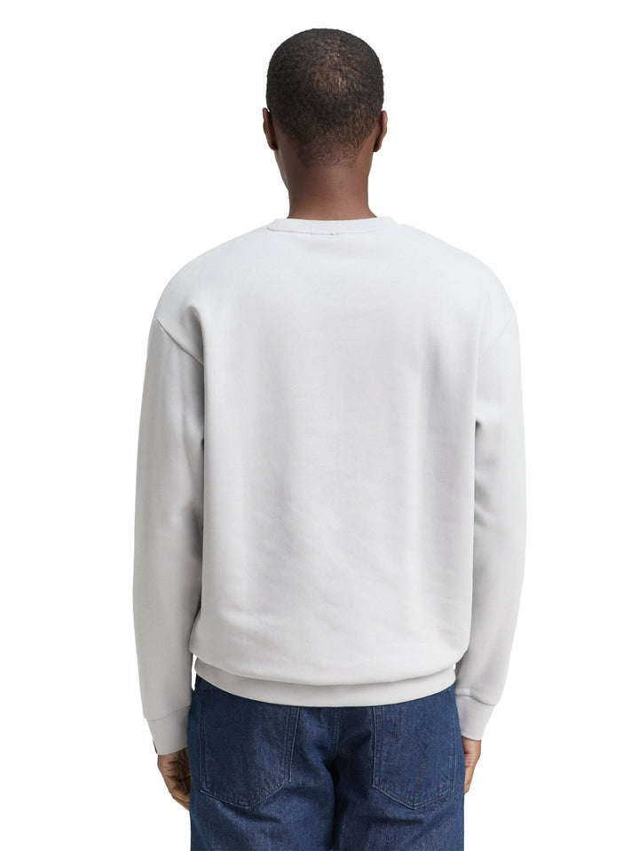 solid crewneck sweatshirt, Chalk Grey 15277 Bild 4