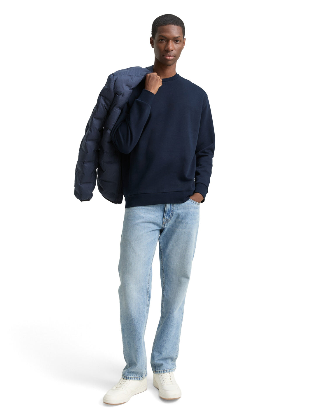 solid crewneck sweatshirt, sky captain blue 10668 Bild 3