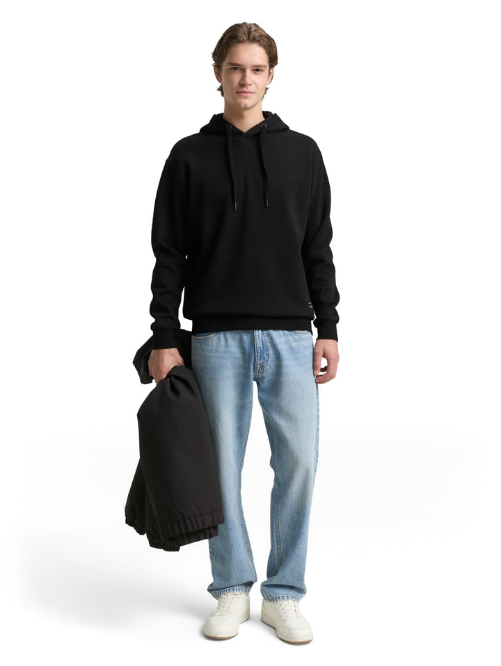 solid hoodie, Black 29999 Bild 3