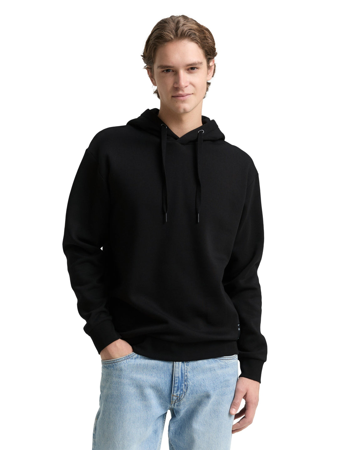 solid hoodie, Black 29999 Bild 5