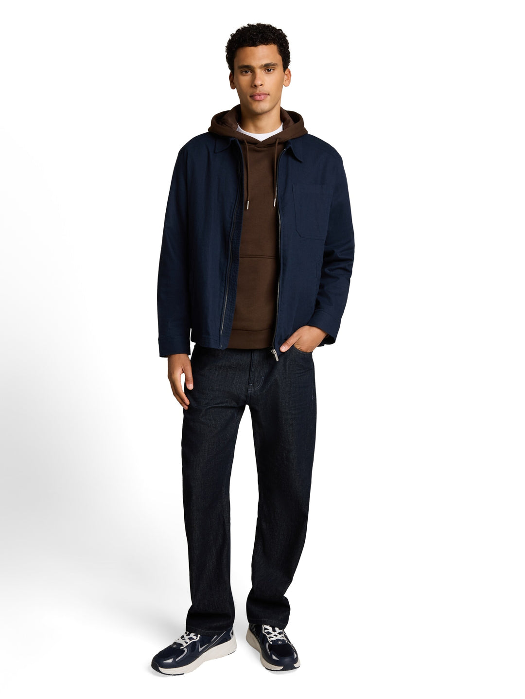 solid hoody, cool dark brown 40514 Bild 3