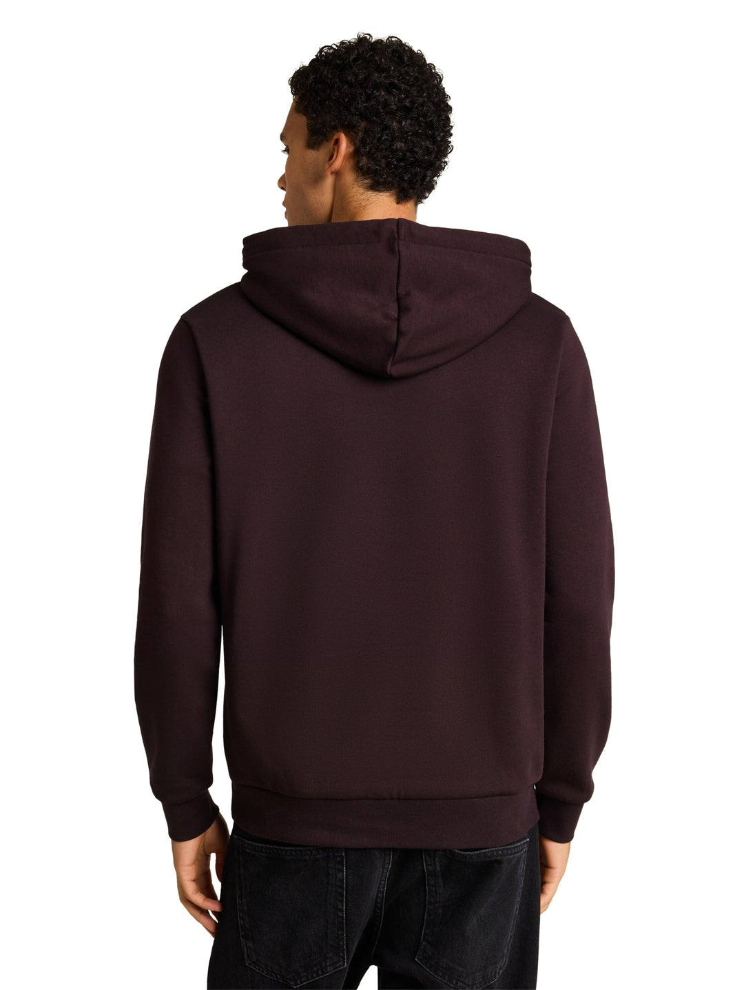 solid hoody, dark plum 40587 Bild 4