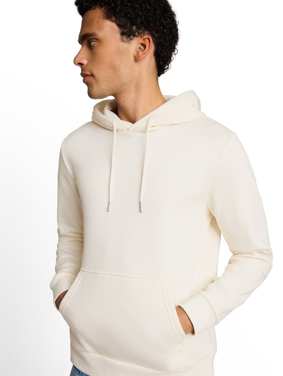 solid hoody, Gardenia White 10348 Bild 5