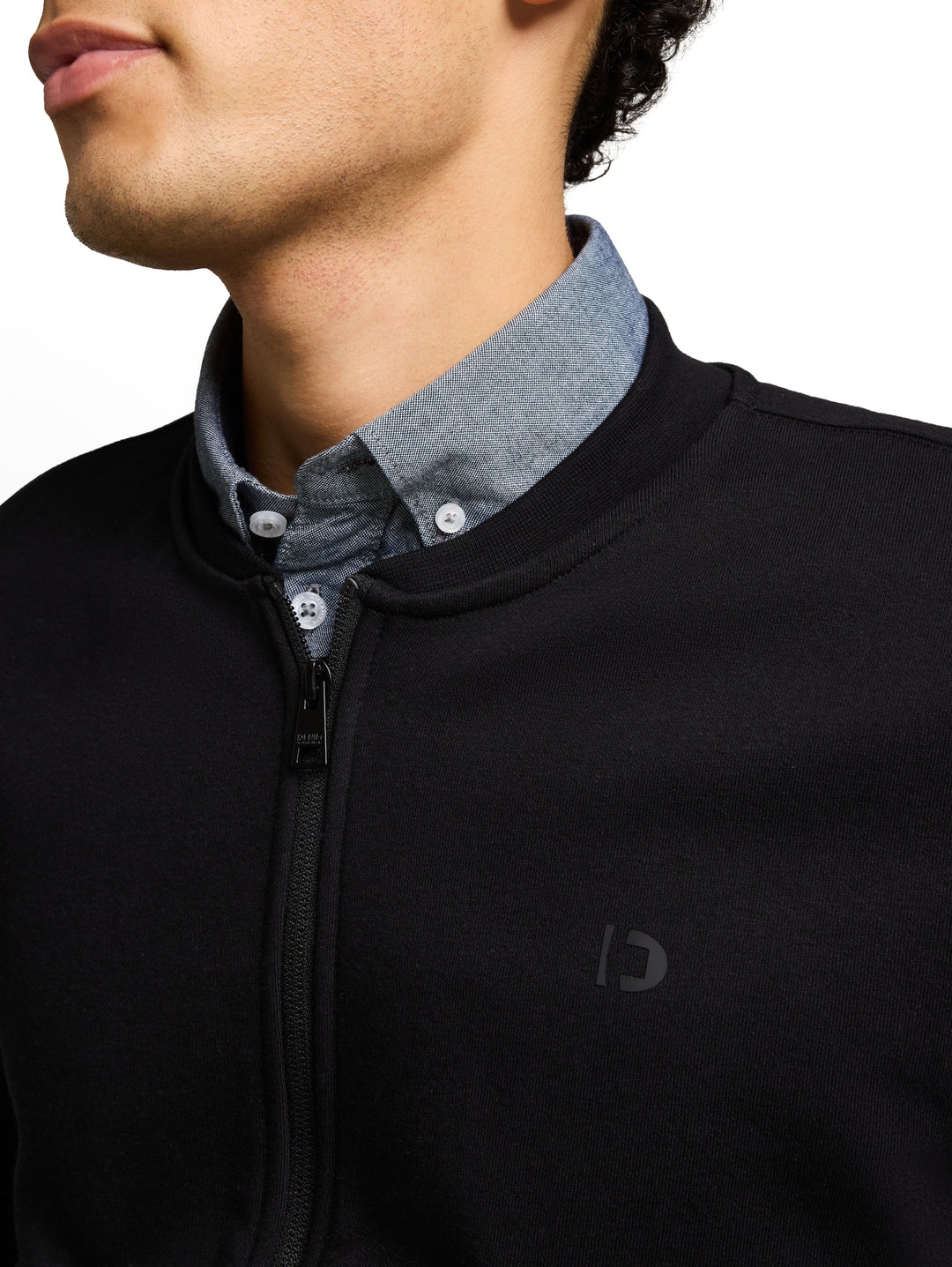 solid sweat  bomber, Black 29999 Bild 5