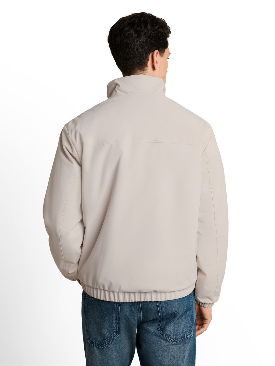 stand-up collar blouson, Dusty Beige 12365 Bild 4