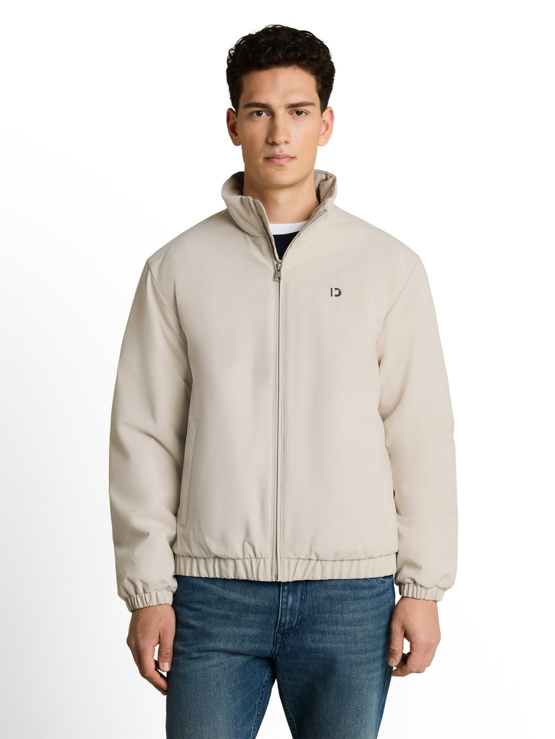 stand-up collar blouson, Dusty Beige 12365 Bild 6