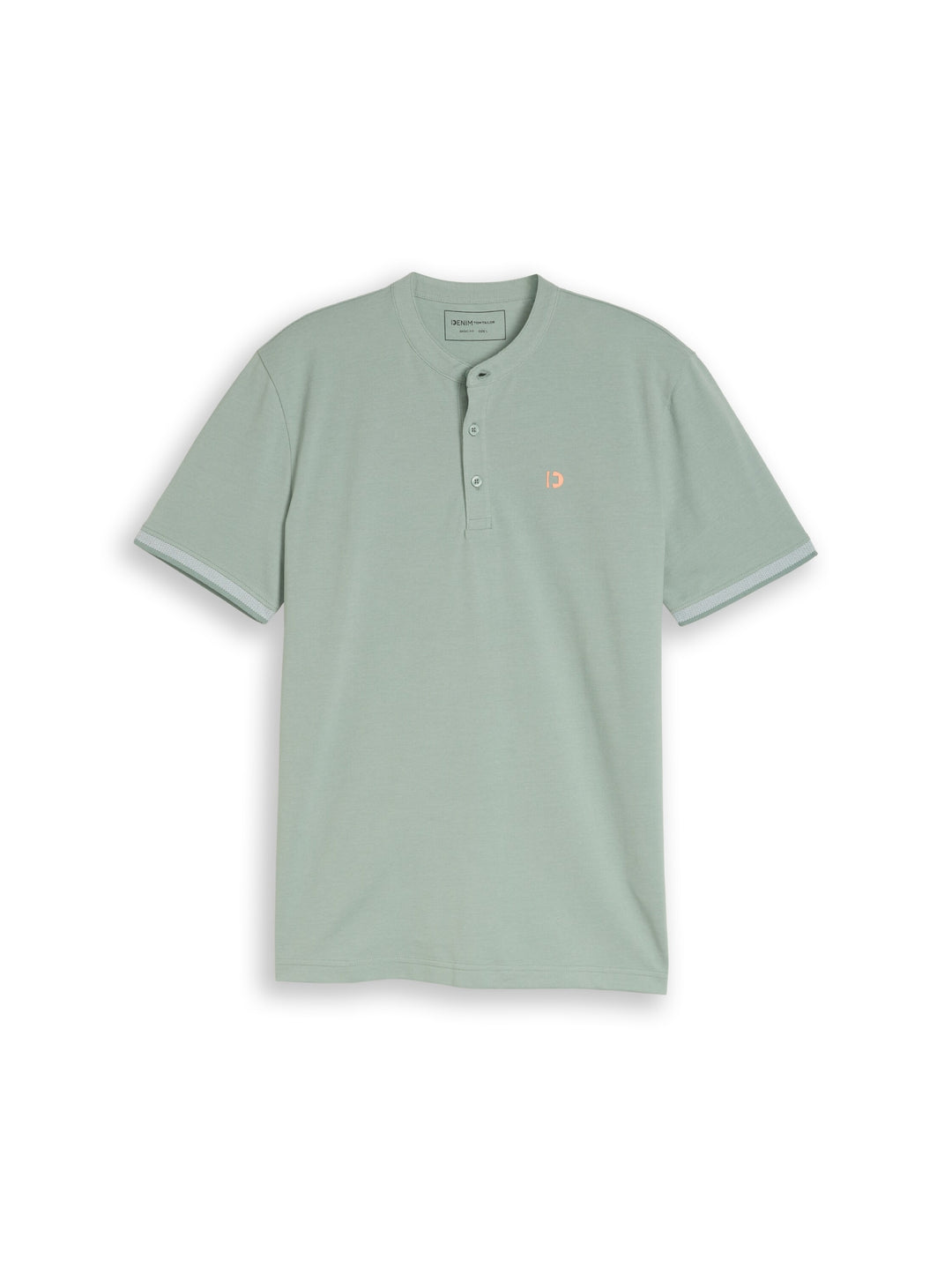 stand up collar two tone polo, green mist 16005 Bild 1
